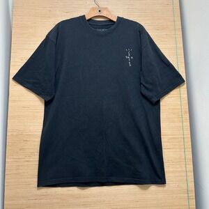 Travis Scott Cactus Jack Look Mom I Can Fly Black Graphic T-Shirt Mens Large L